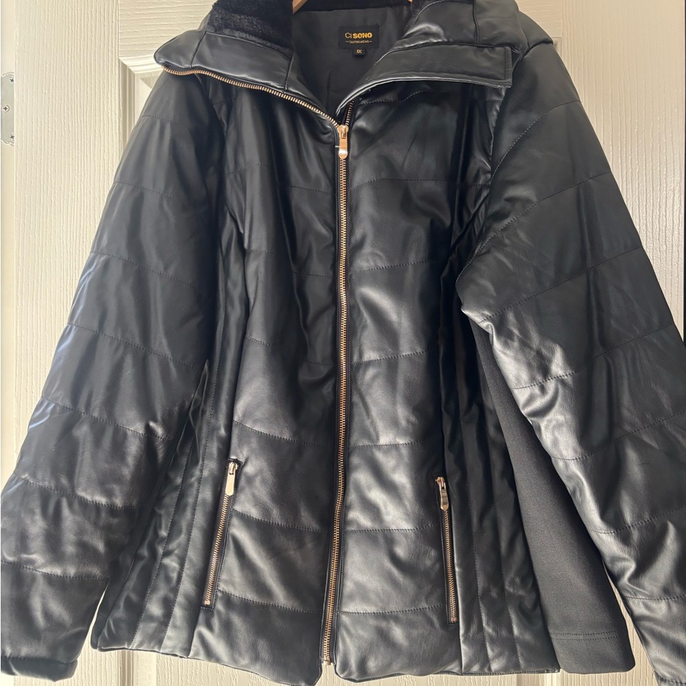 Vintage 1X black puffer jacket